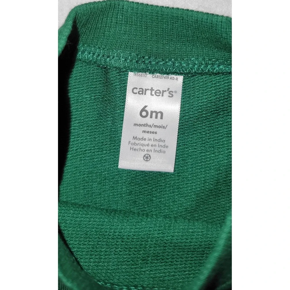 Carters Baby Boy‎ Christmas Clothes 6 Months Pants Shirt 2 PC Cute Winter Outfit